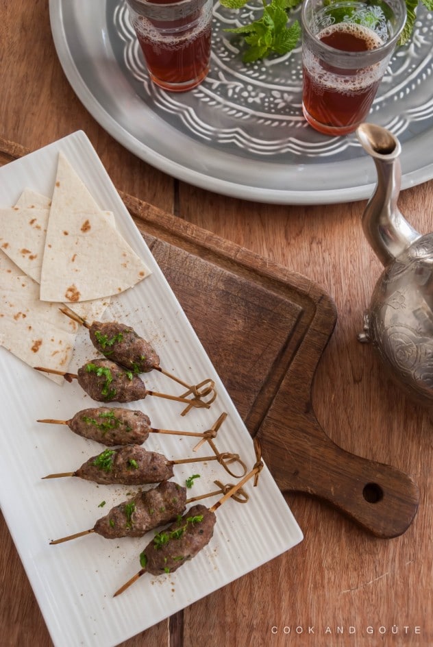 Brochettes De Kefta D Agneau Fa On Marocaine Cook And Go Te