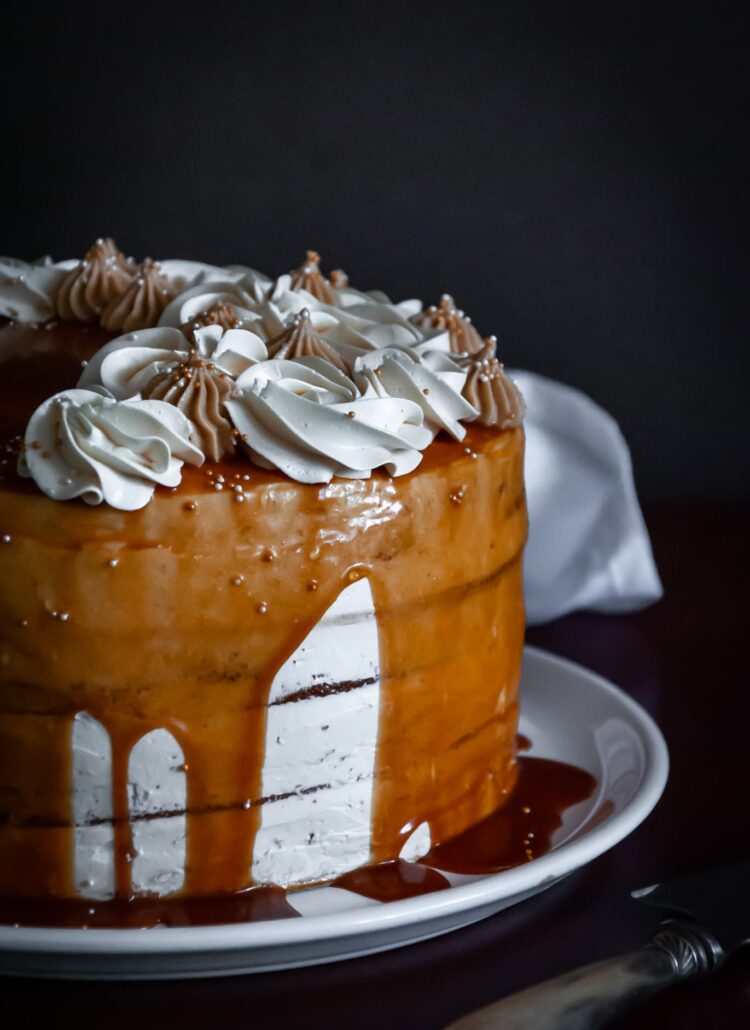 layer cake à la pâte à spéculoos